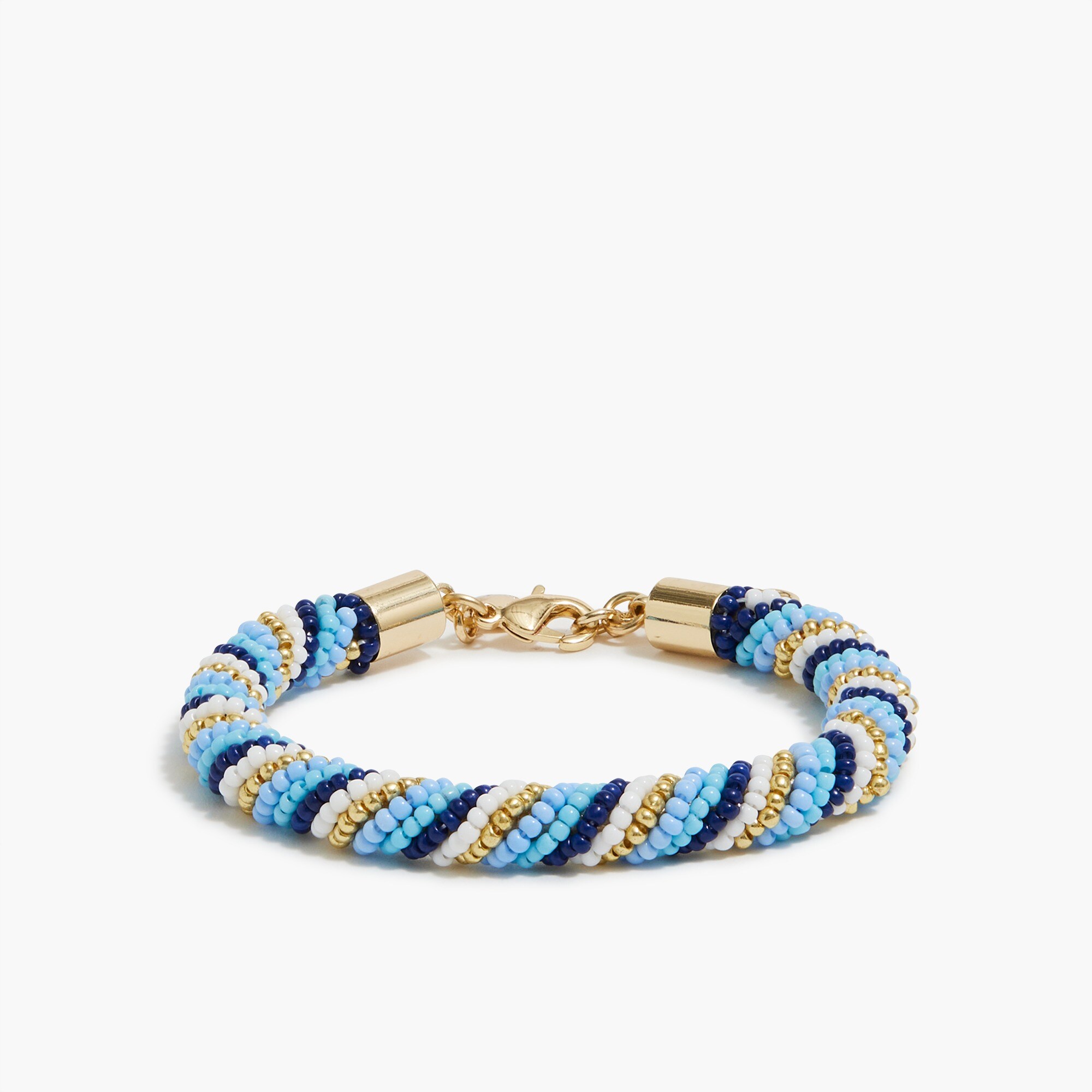 factory: wrapped bead bracelet for women, right side, view zoomed
