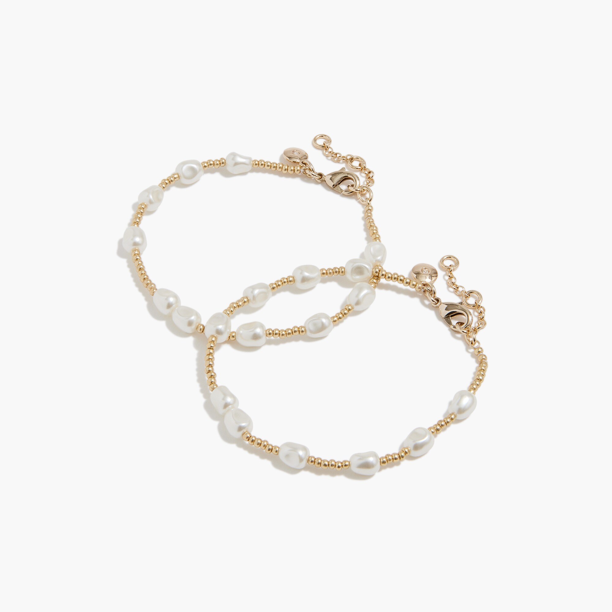 Pearl and bead bracelet