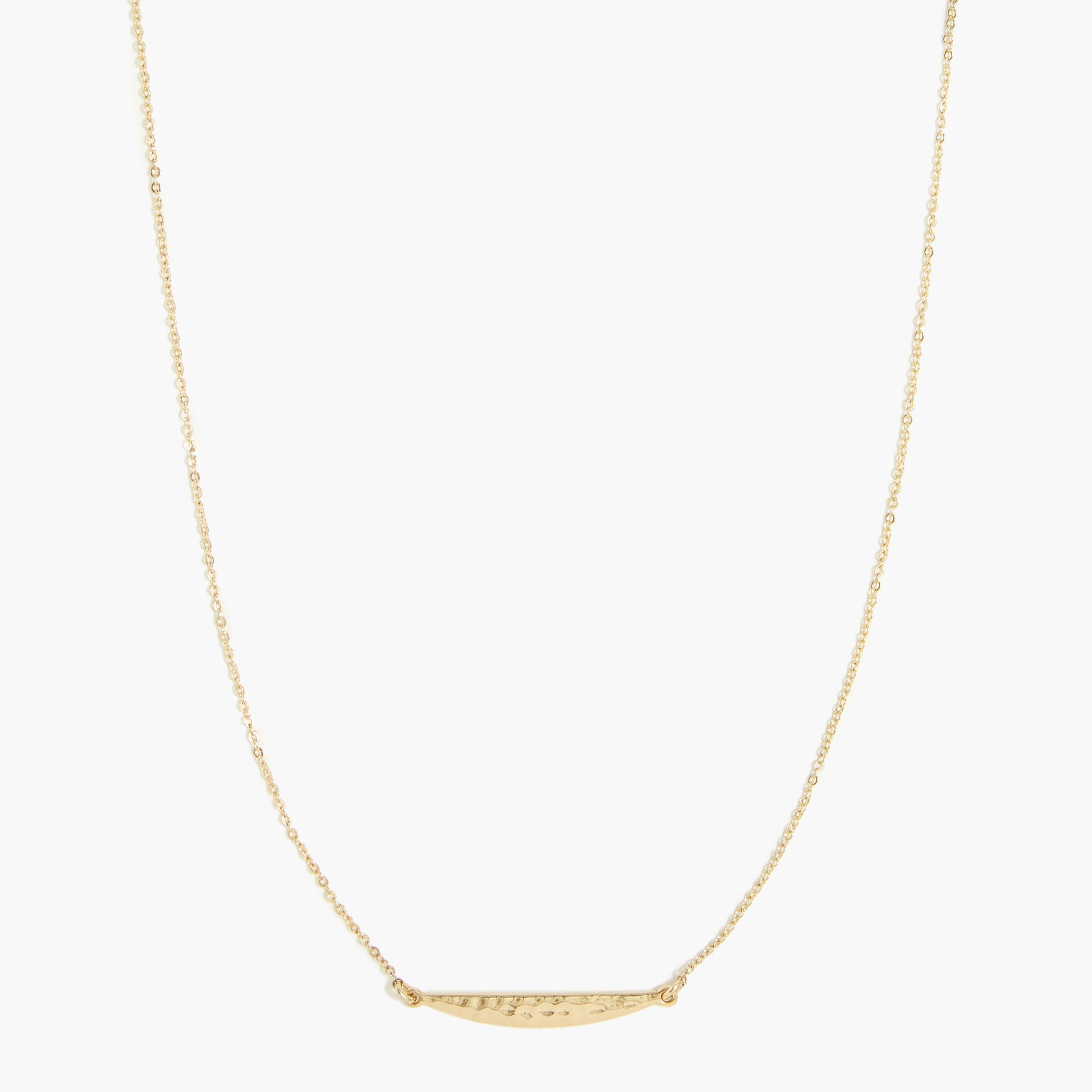 Bar pendant layering necklace