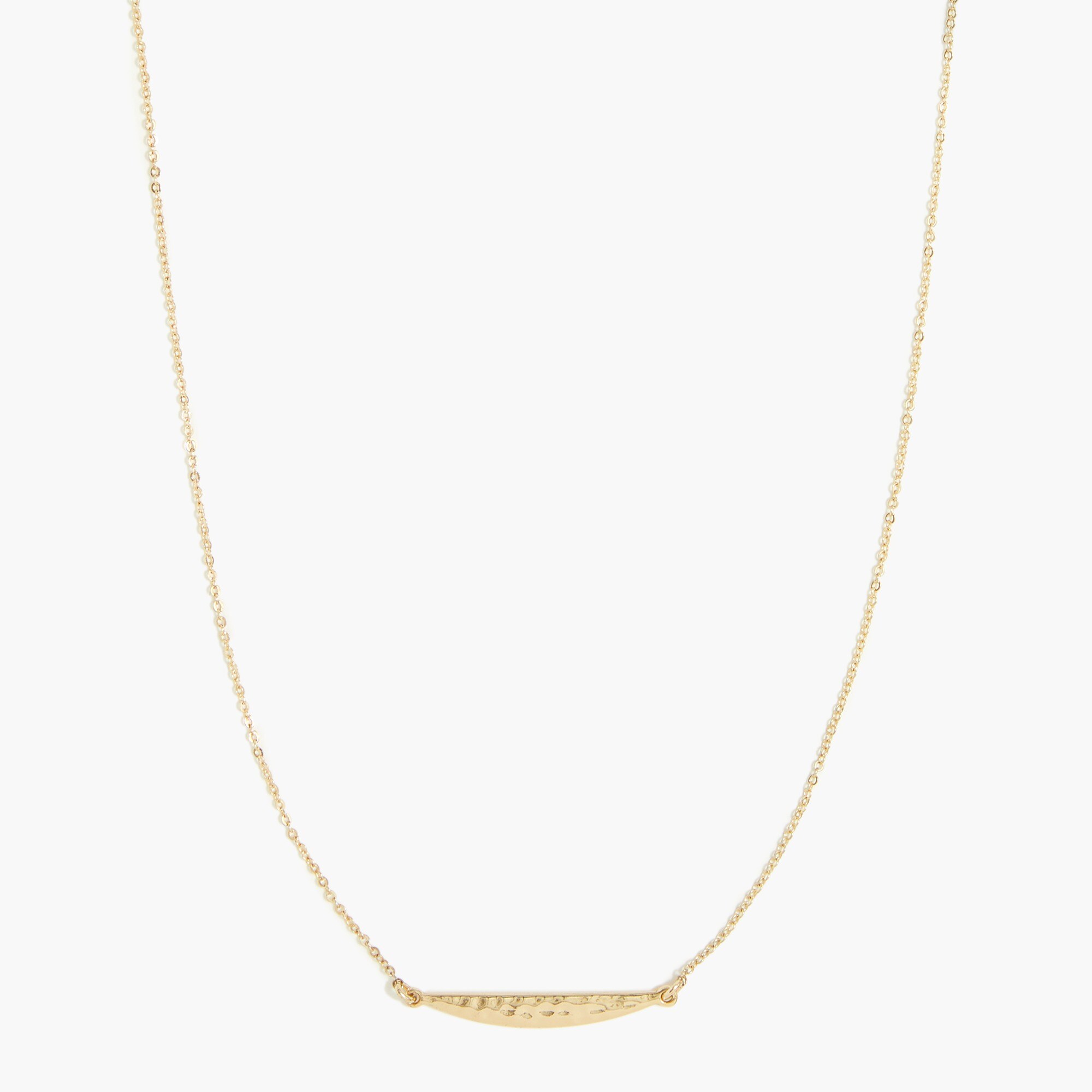 bar pendant layering necklace for women