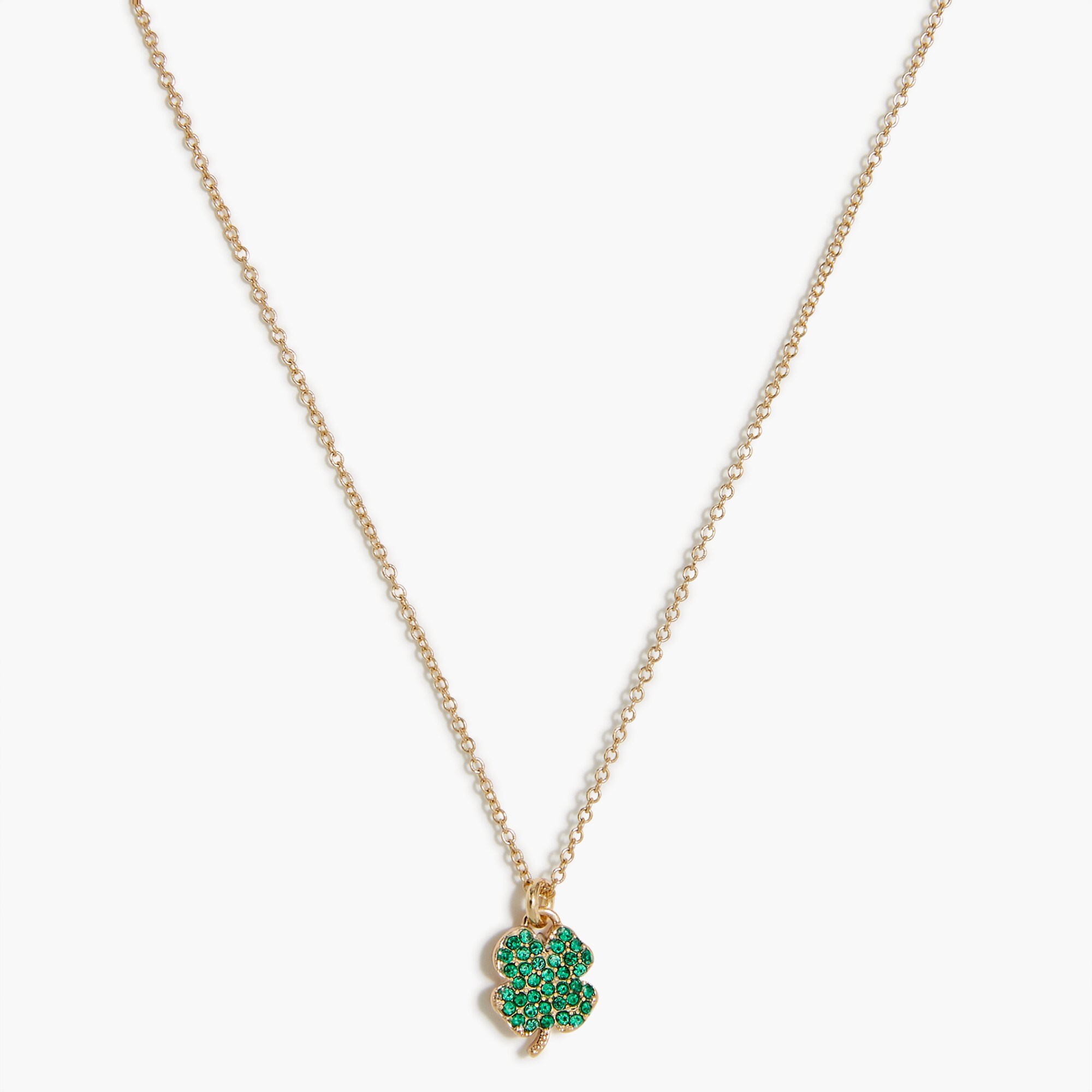 clover pendant necklace for women