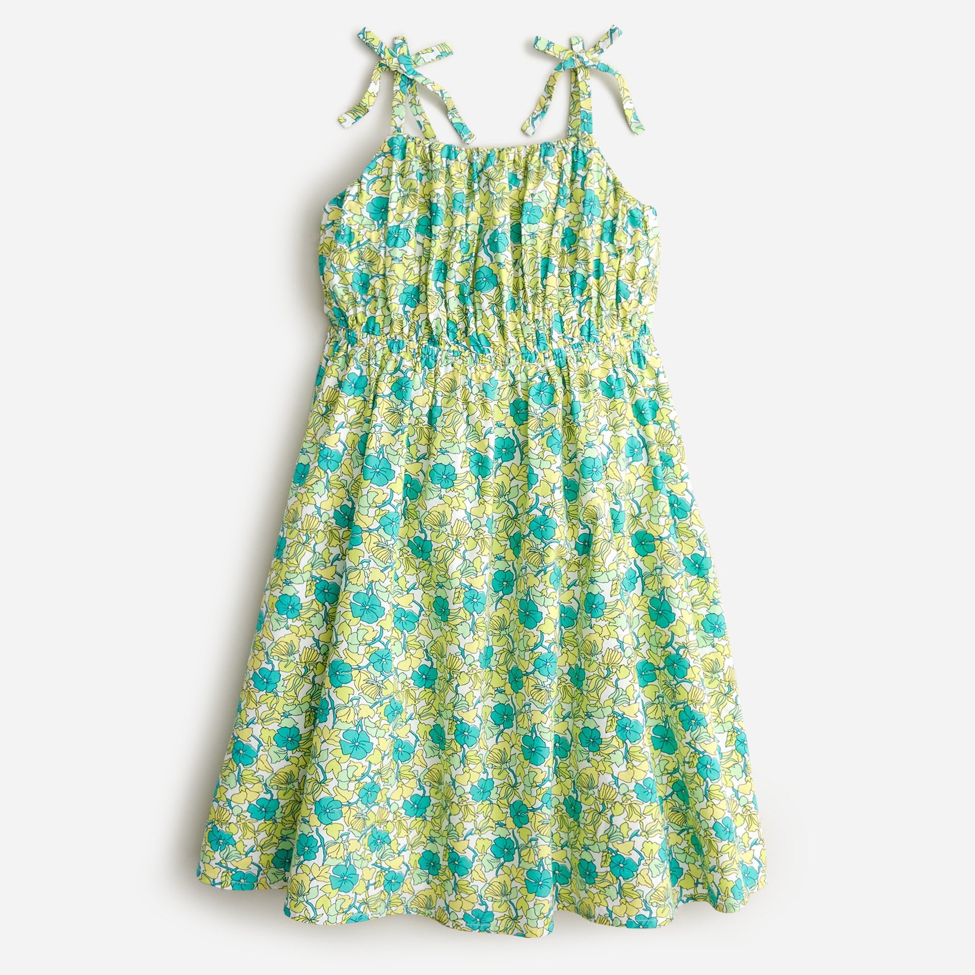 J Crew Flower Girl Dress J Crew/Crewcuts White Girls' Floral Appliqu Dress  In Organza
