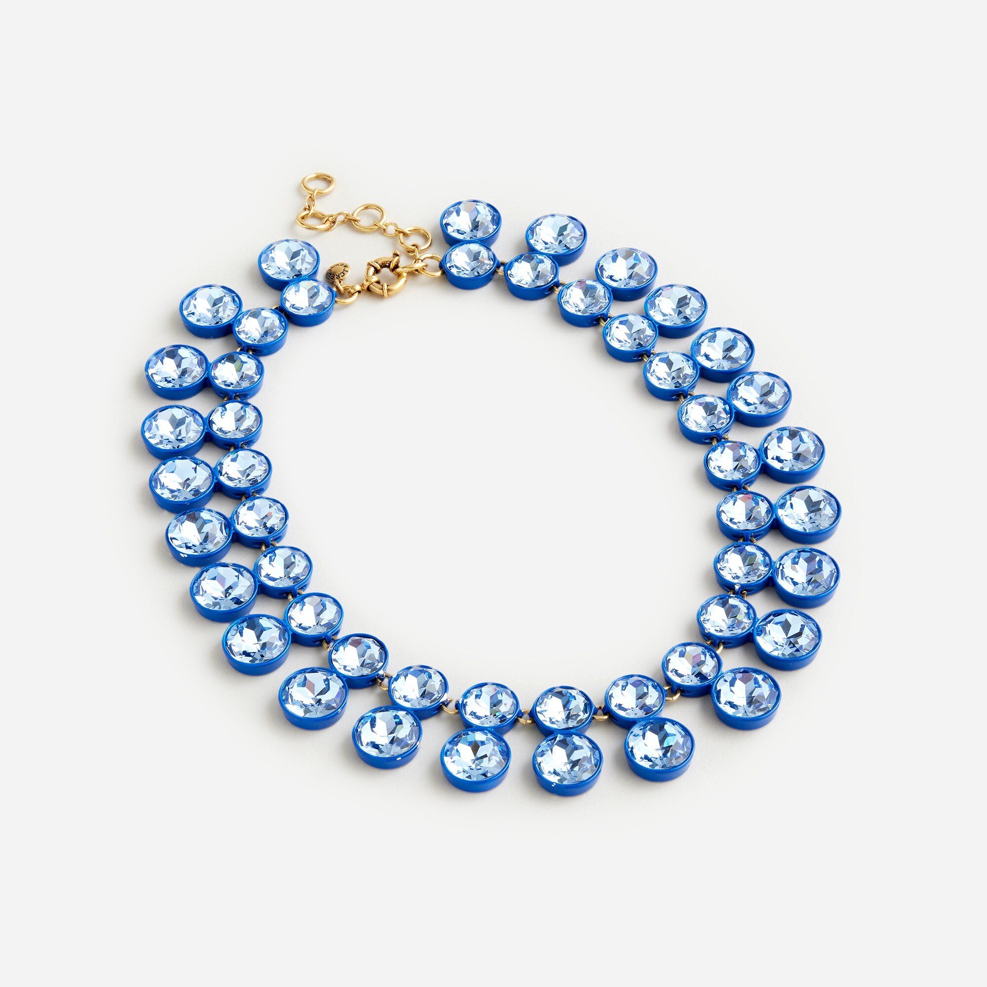 Sparkly double-drop necklace