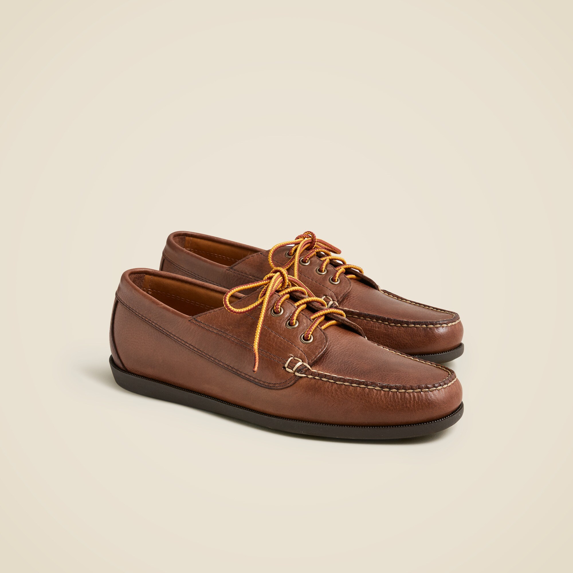 Camp shoes in leather