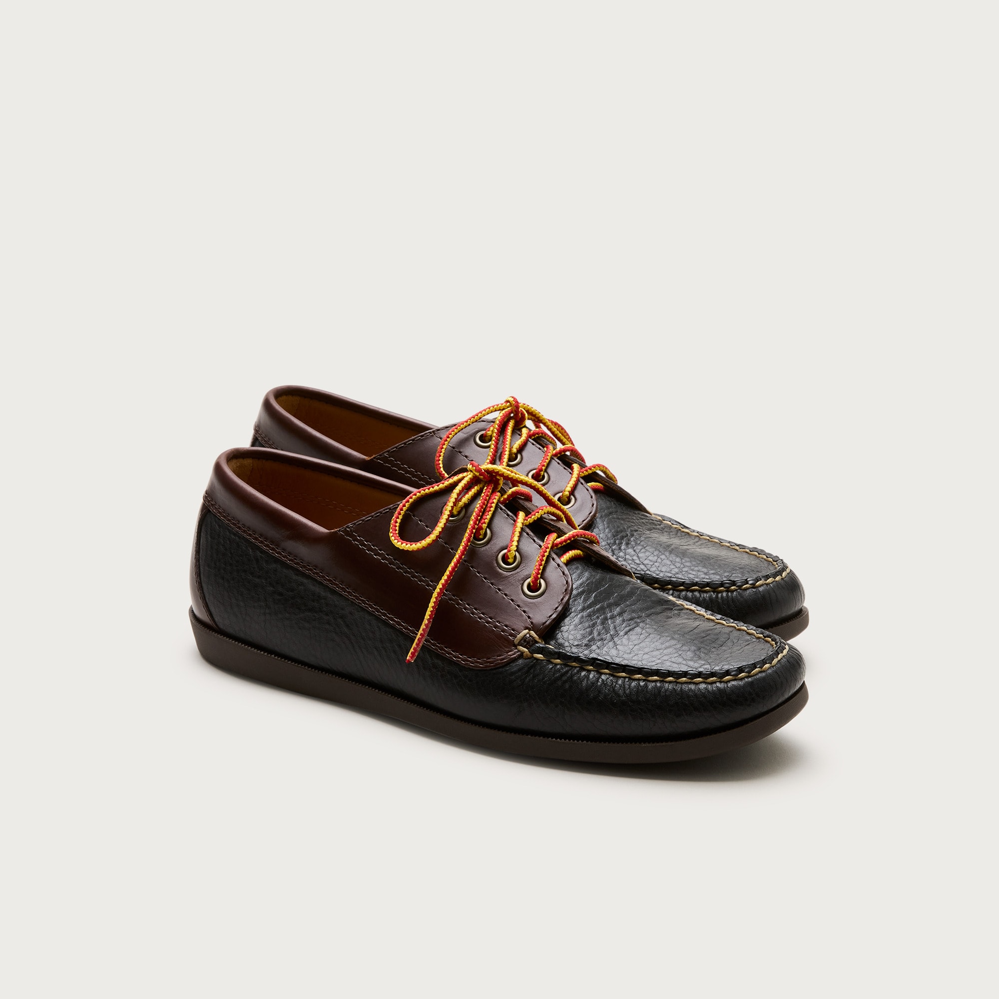 four-eye lake shoes in leather for men