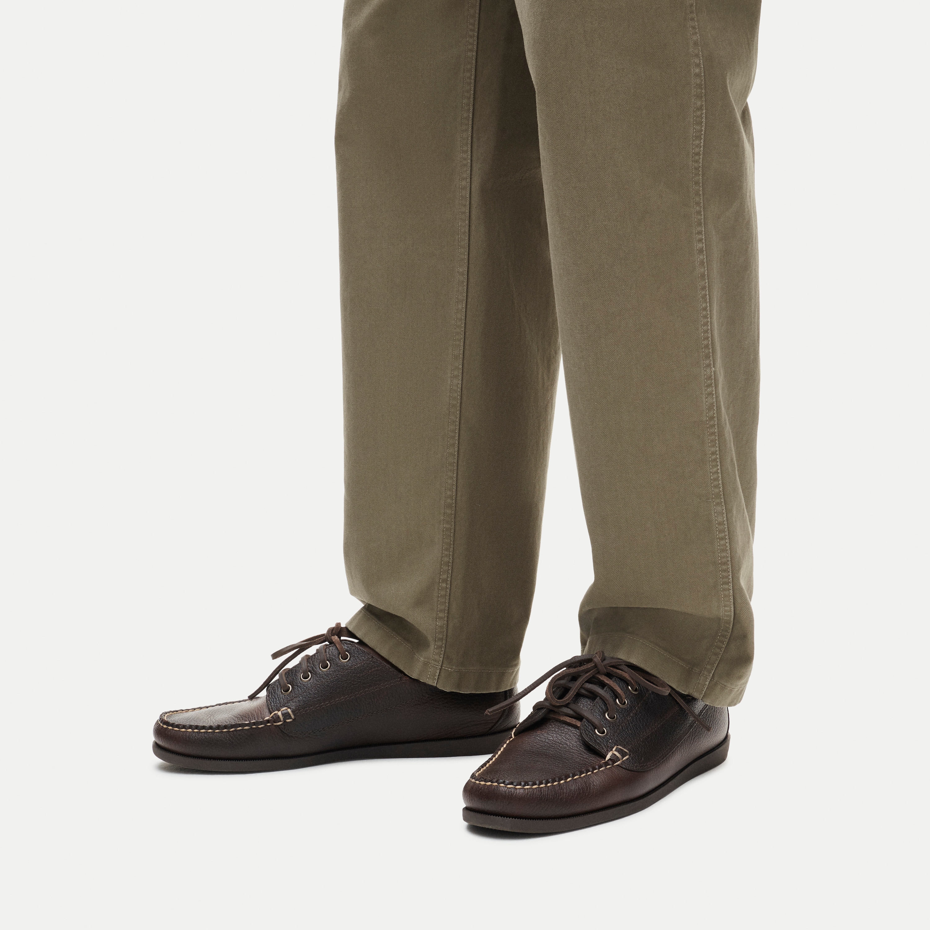 Four-eye lake shoes in leather