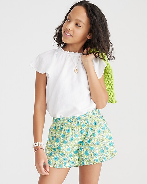 girls Girls&apos; pull-on short in floral