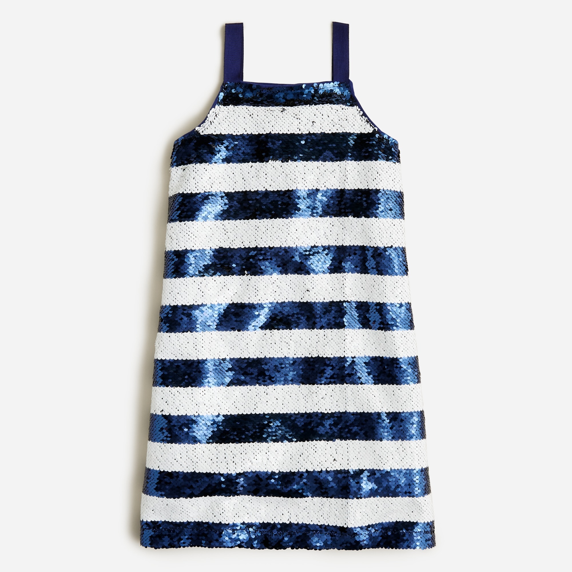 Girls' Sequin Striped Dress For Girls | J.Crew