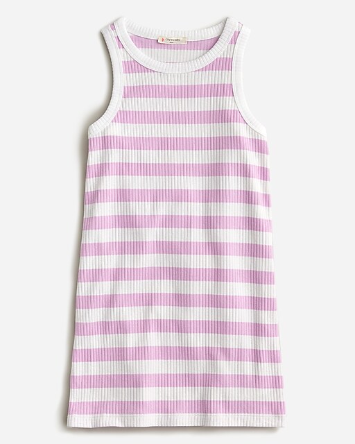 girls Girls&apos; ribbed tank dress in stripe