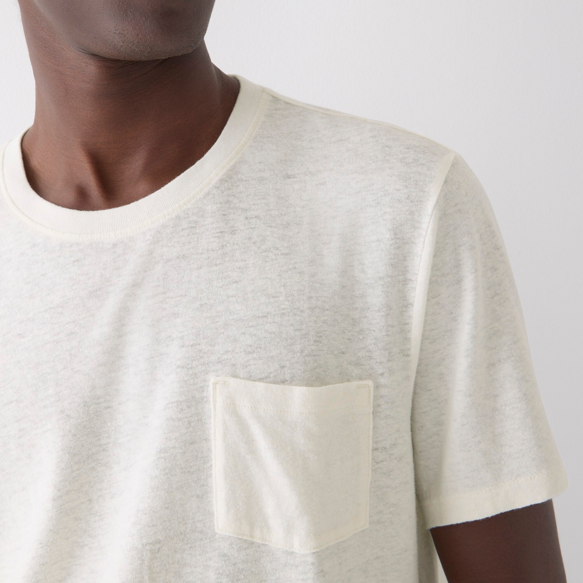 J.Crew: Hemp-organic Cotton-blend Pocket T-shirt For Men