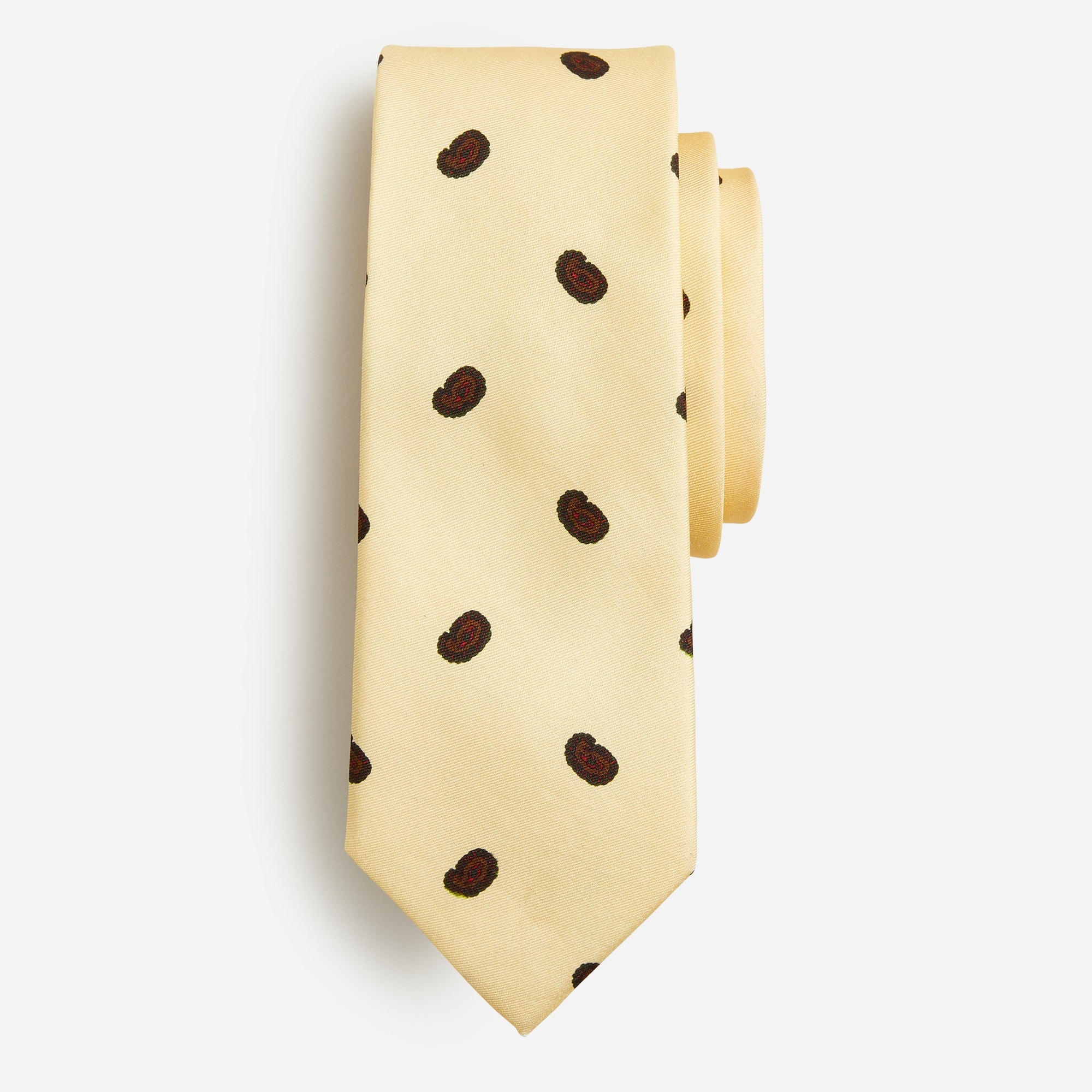  English silk tie in paisley