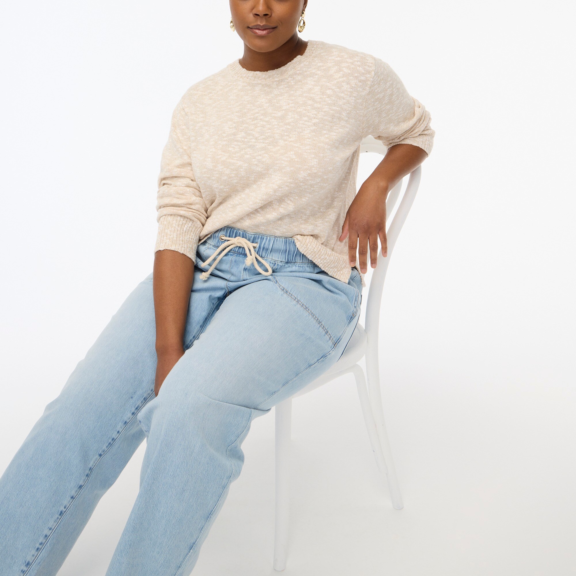 Crewneck beach sweater