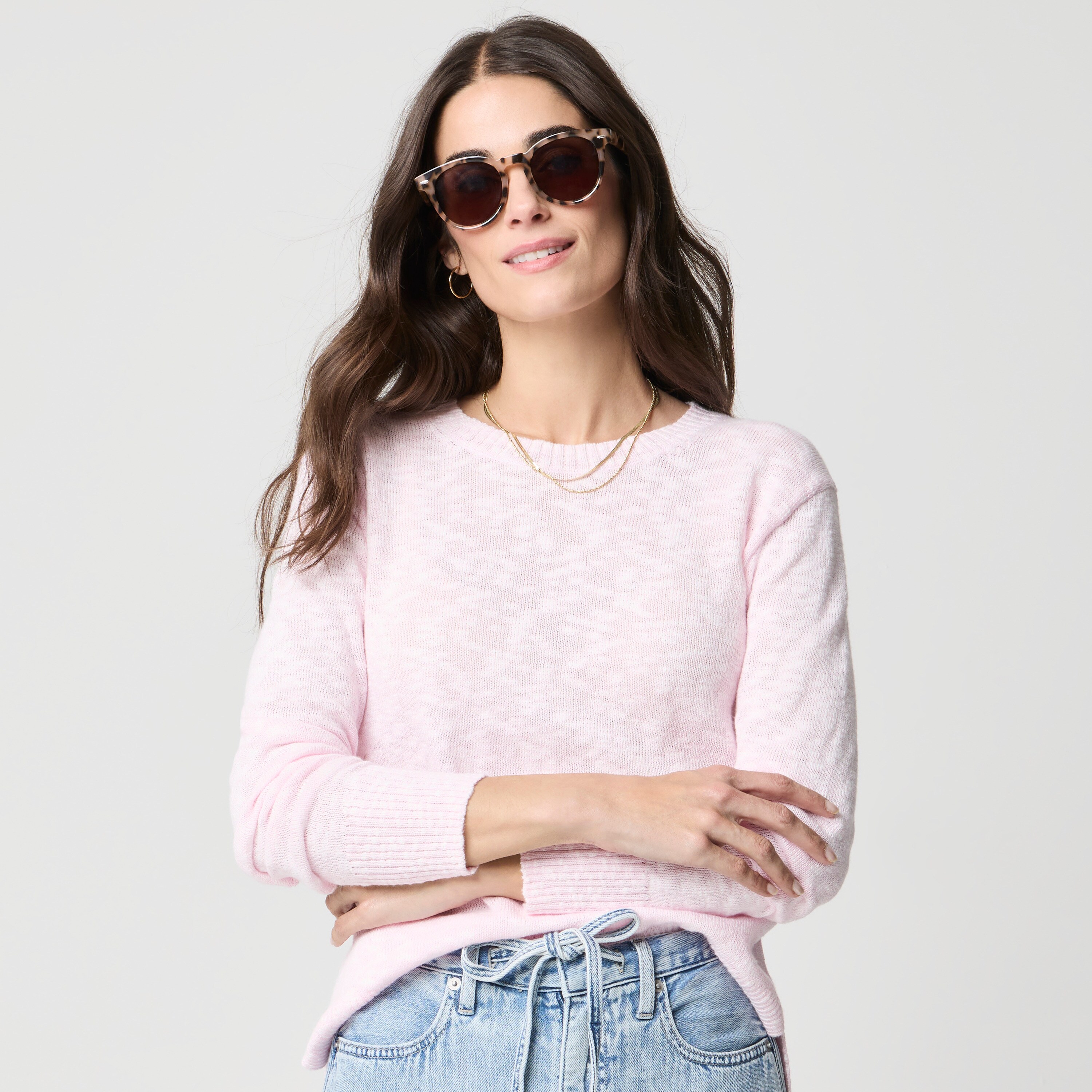Crewneck beach sweater