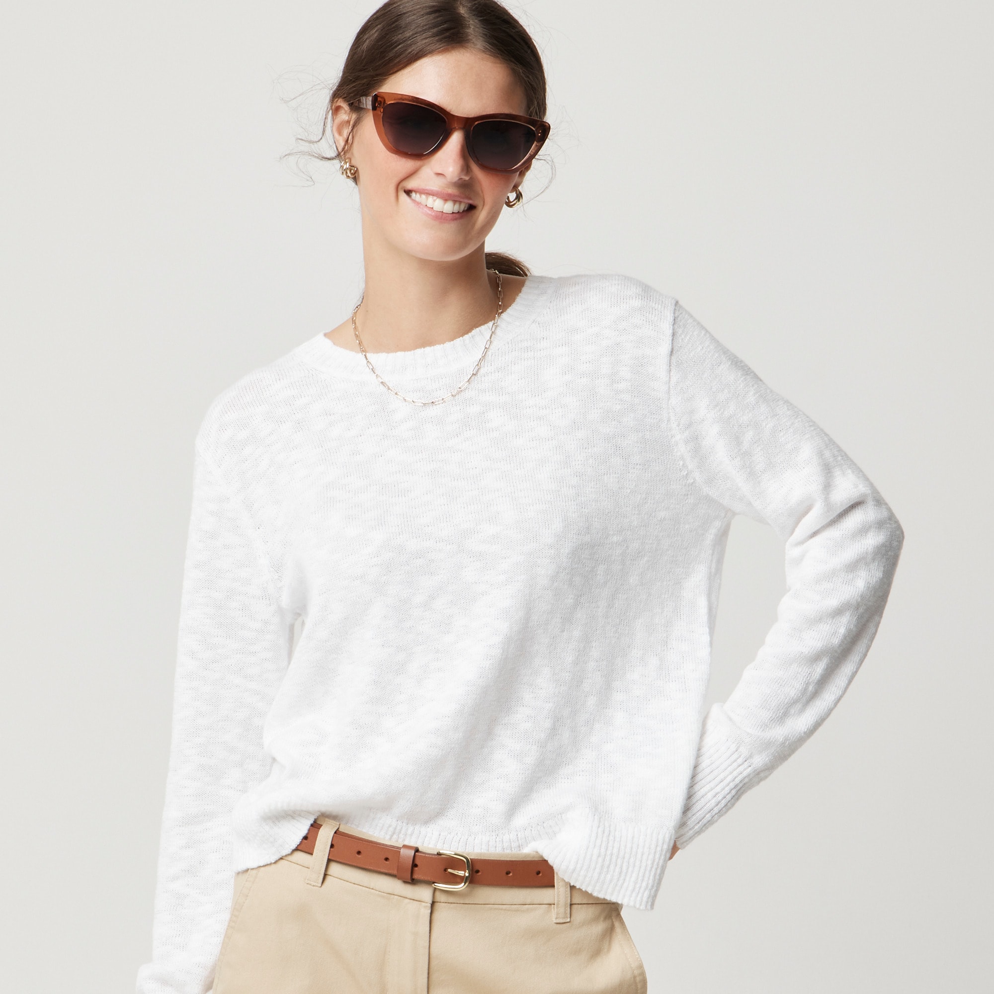 Crewneck beach sweater