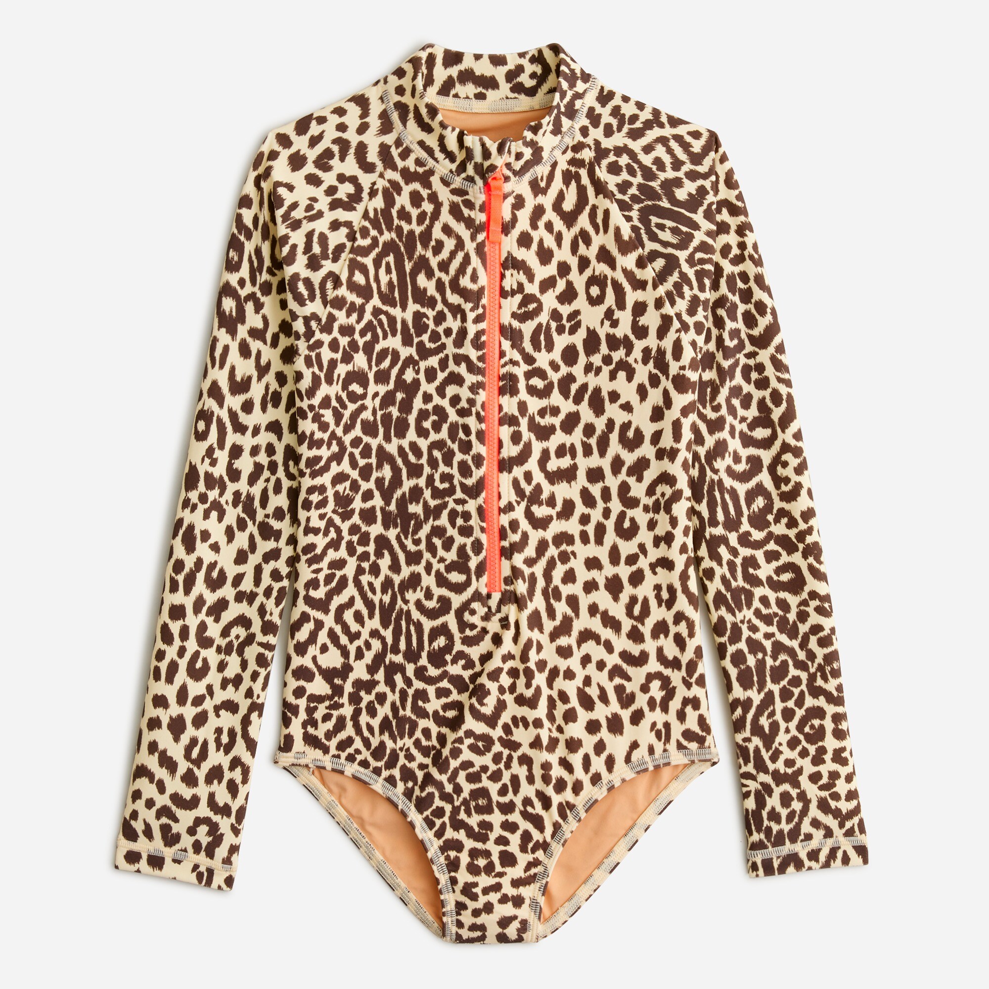 girls Girls&apos; printed rash guard one-piece with UPF 50