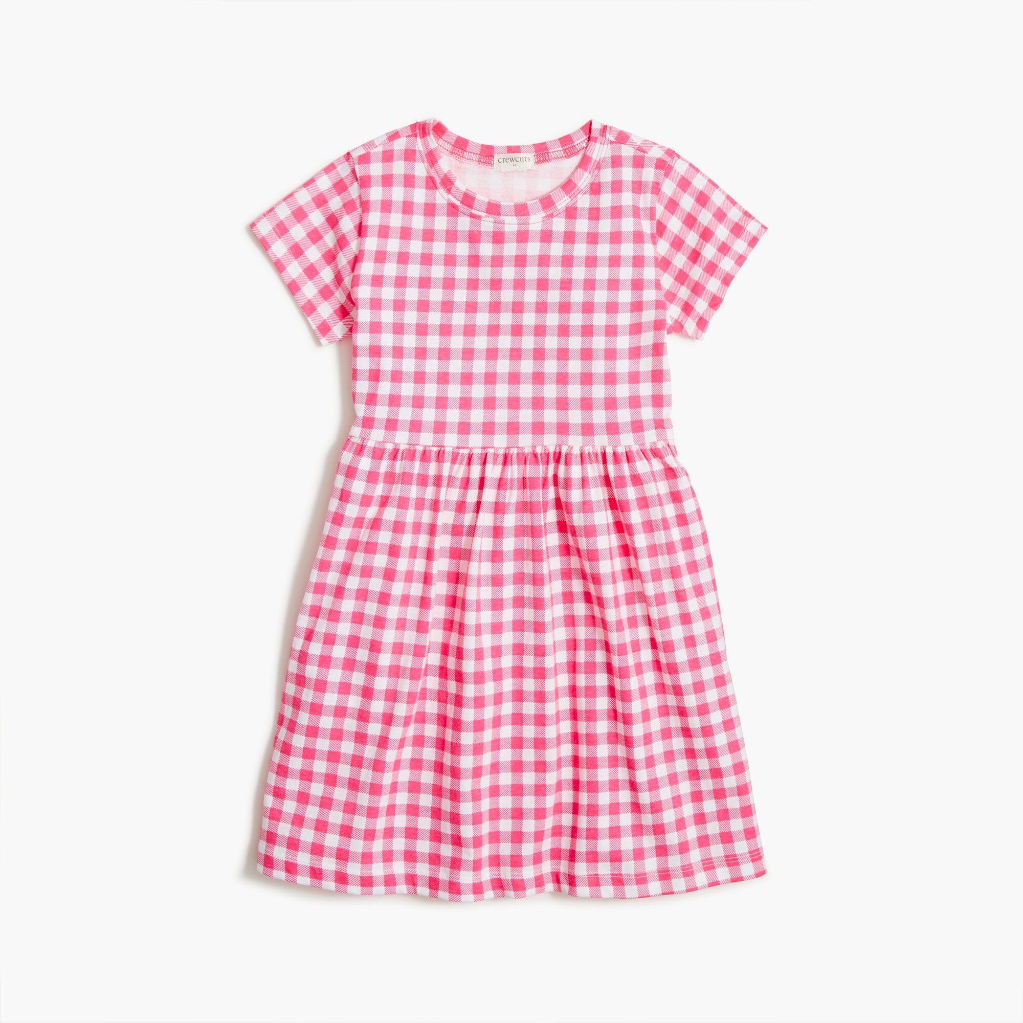 Girls' gingham dress
