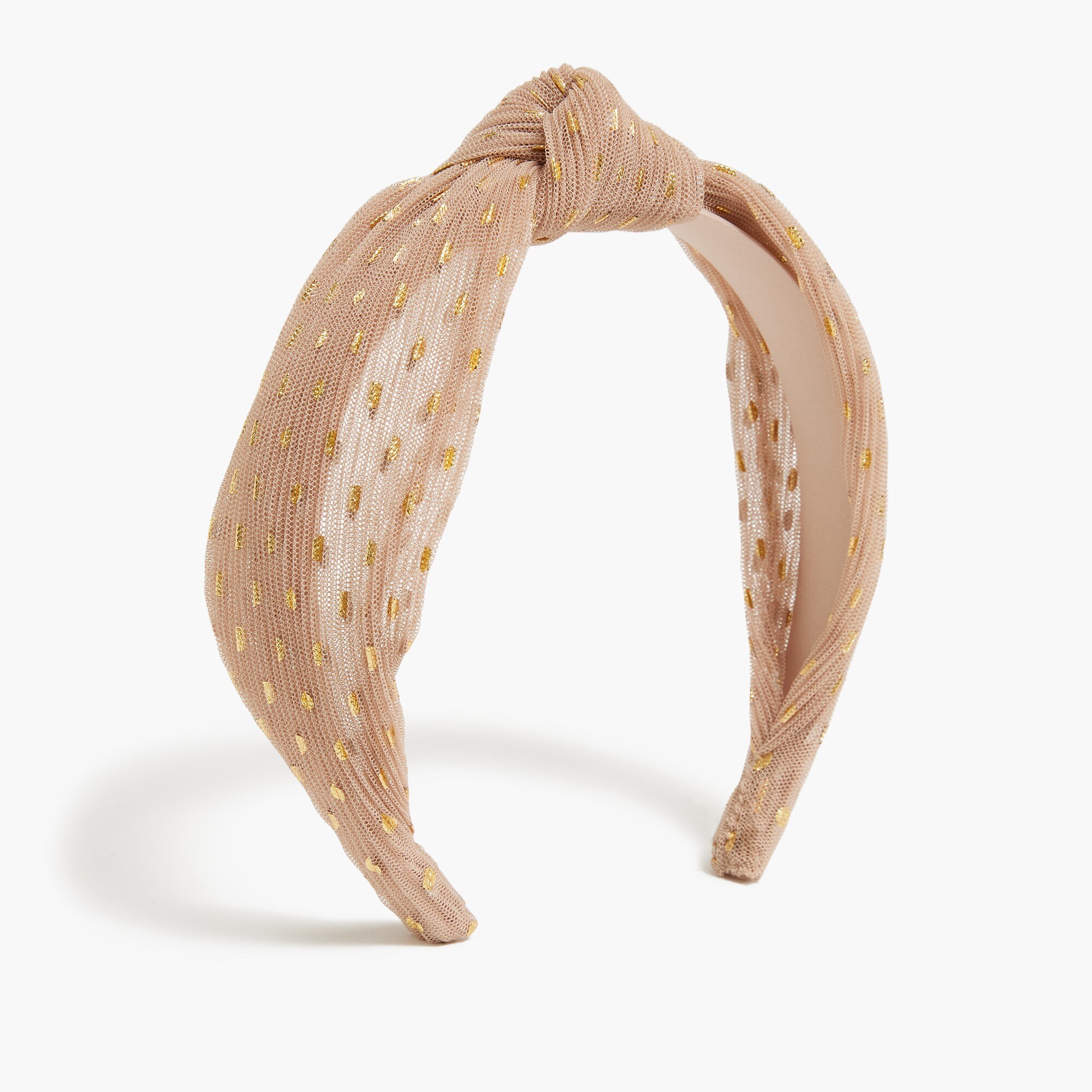 Pleated knot headband