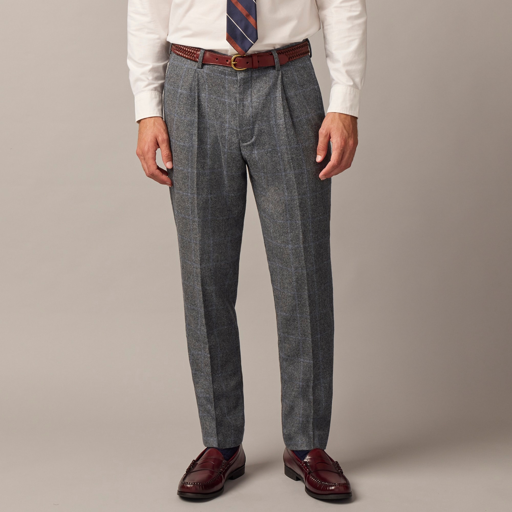 mens Ludlow Slim-fit suit pant in English cashmere