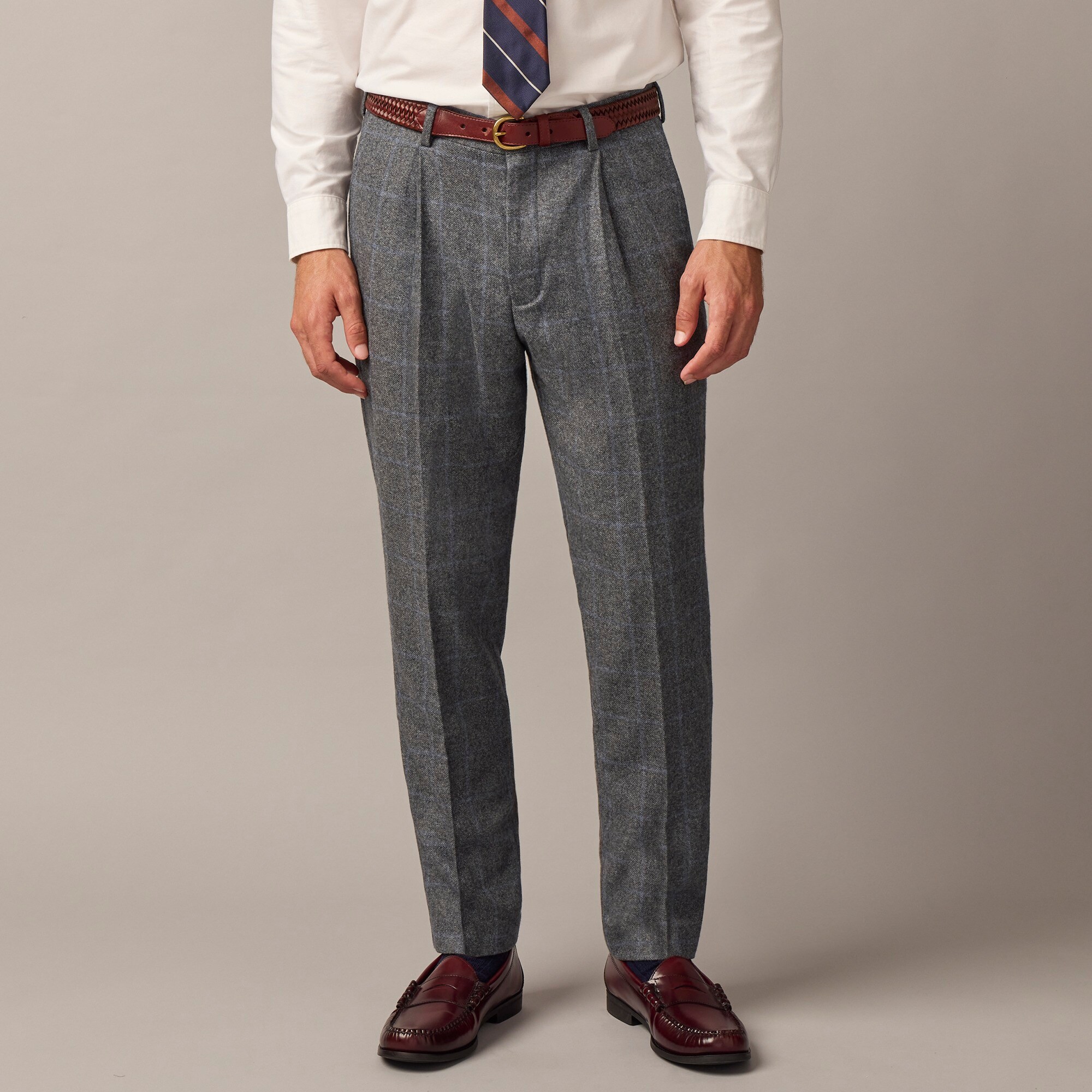 Loose-Fitting Casual Suit Pants_BDHL7472