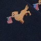 Dog with flag socks NAVY factory: dog with flag socks for men