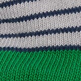 Tipped-stripe socks INDIGO NATURAL NAVAL 