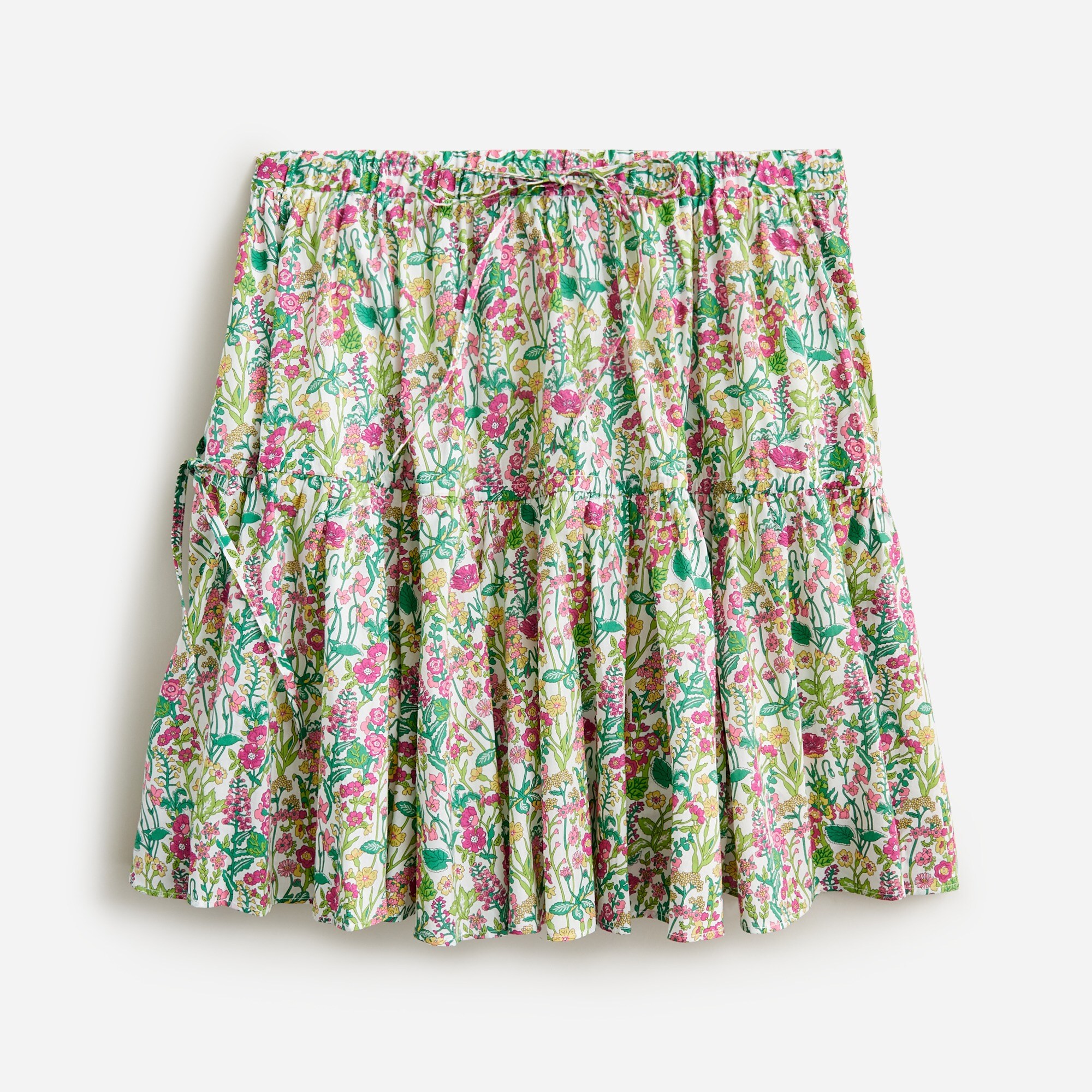 Tiered mini skirt in Liberty® fabric