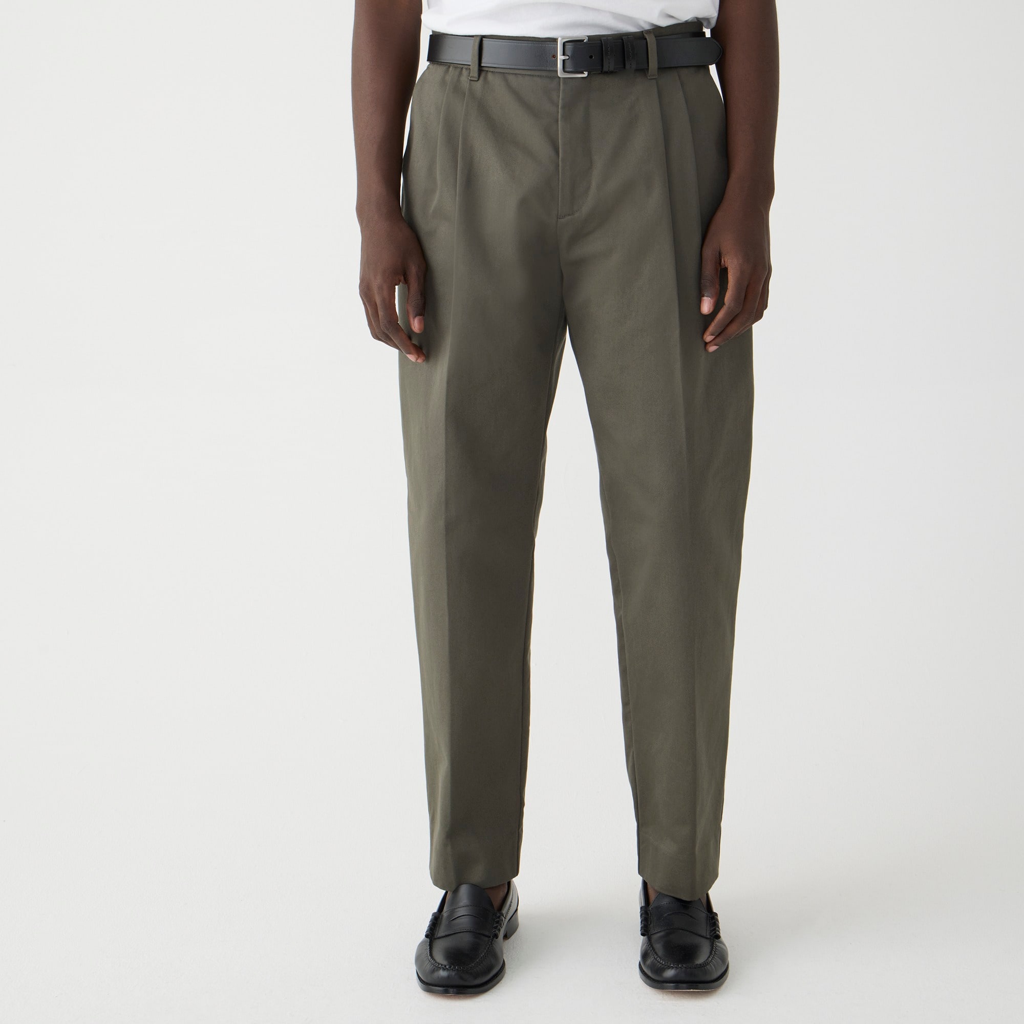 mens Norse Projects&trade; Christopher pleated pant in Italian cotton gabardine