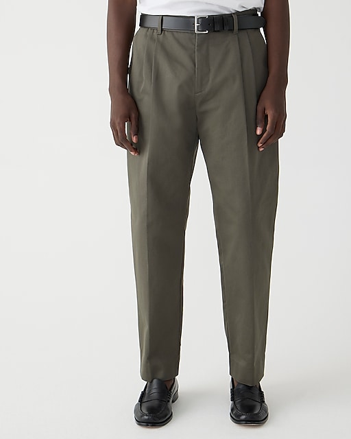  Norse Projects&trade; Christopher pleated pant in Italian cotton gabardine