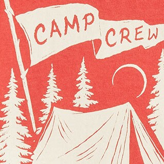 Boys&apos; &quot;camp crew&quot; graphic tee ROASTED PEPPER boys&apos; &quot;camp crew&quot; graphic tee for boys