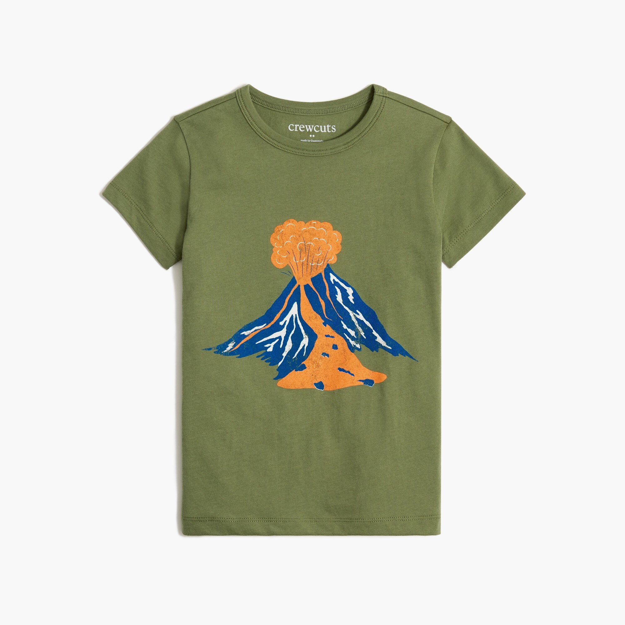 Boys' volcano graphic tee