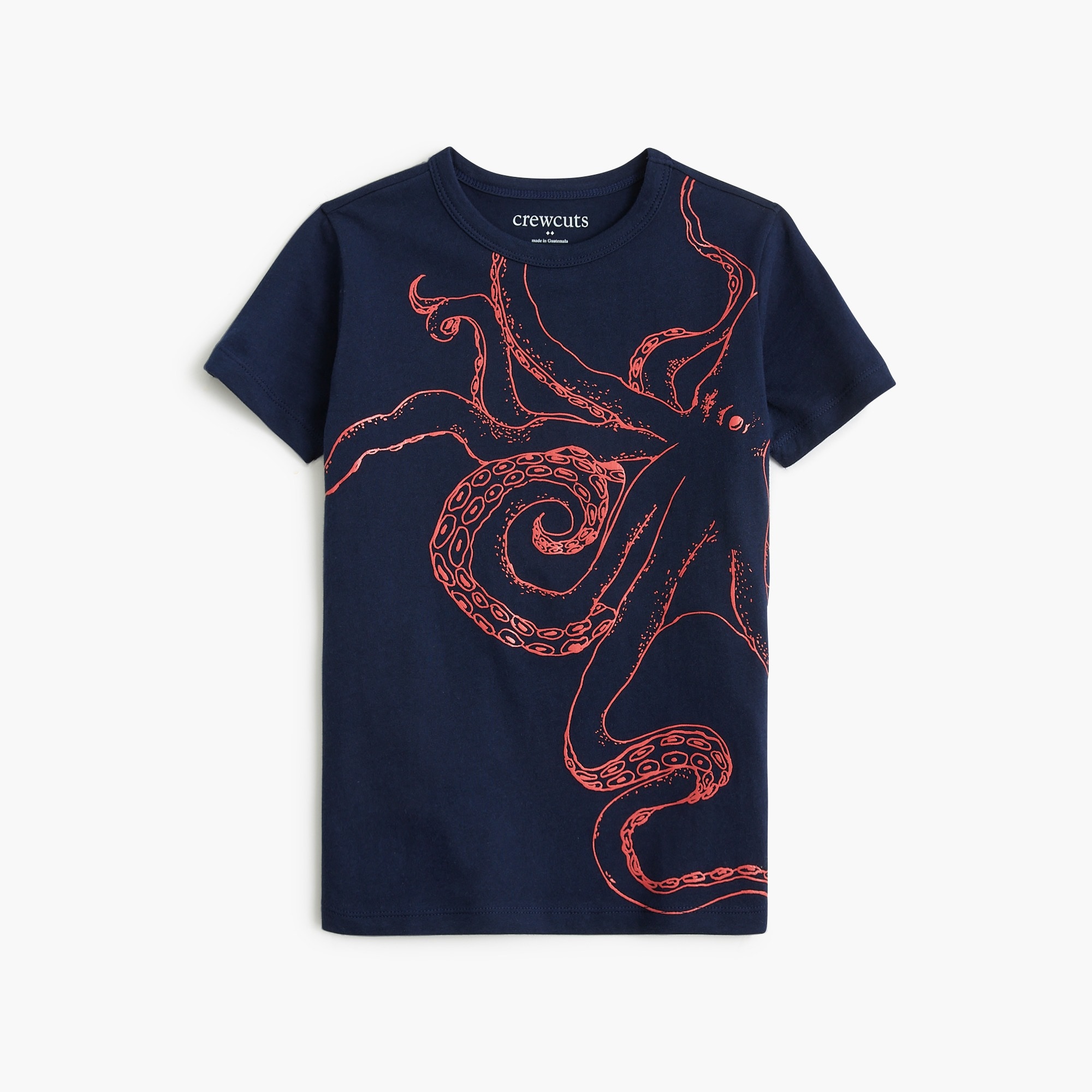 Boys' octopus graphic tee