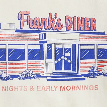 Boys' &quot;frank's diner&quot; graphic tee MARINE SALT factory: boys' &quot;frank's diner&quot; graphic tee for boys