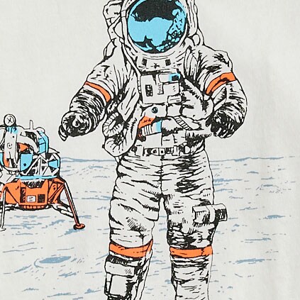 Boys' astronaut graphic tee MARINE SALT factory: boys' astronaut graphic tee for boys