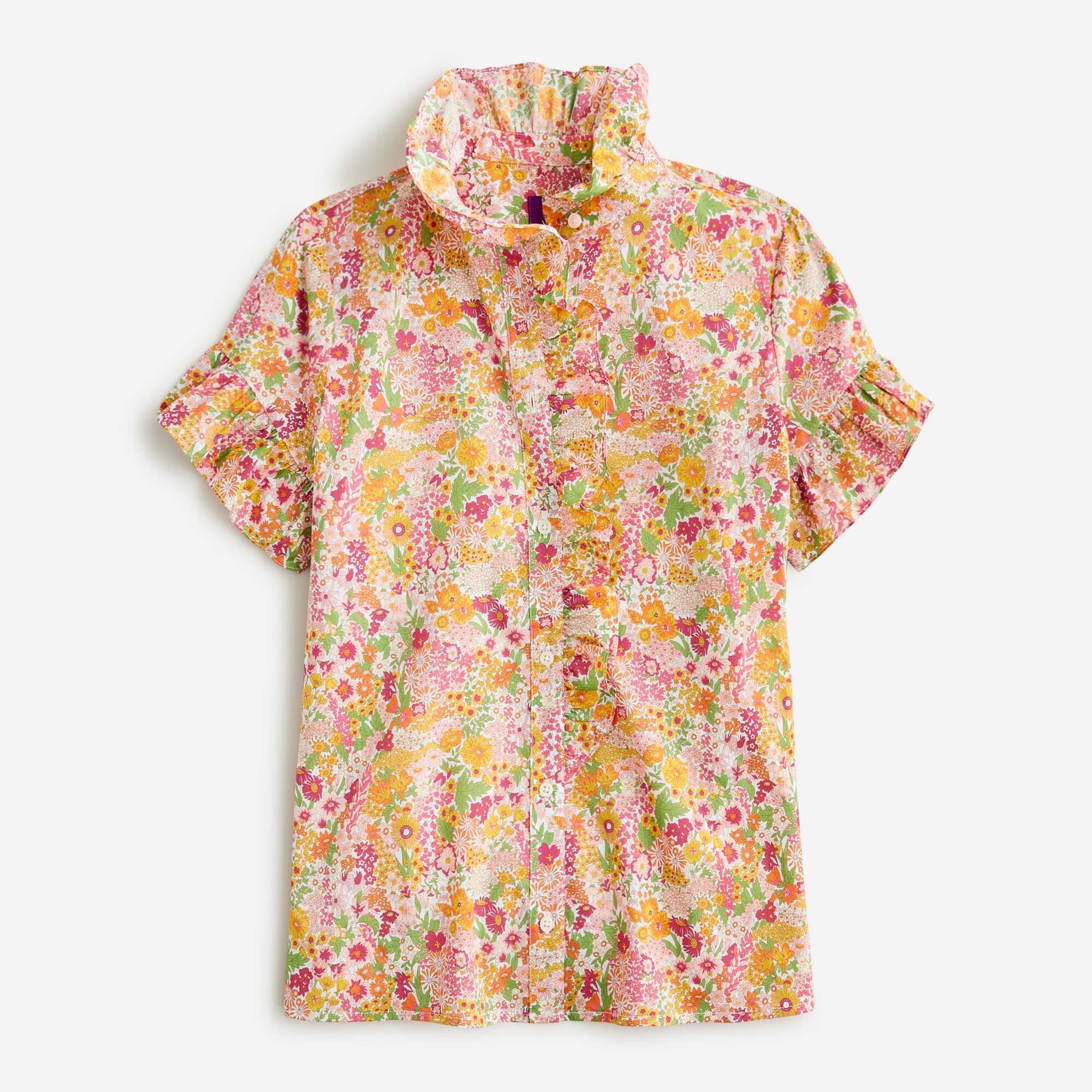 トップス xcxcbm Short-sleeve Cottage Top In Liberty® Margaret Annie Fabric For