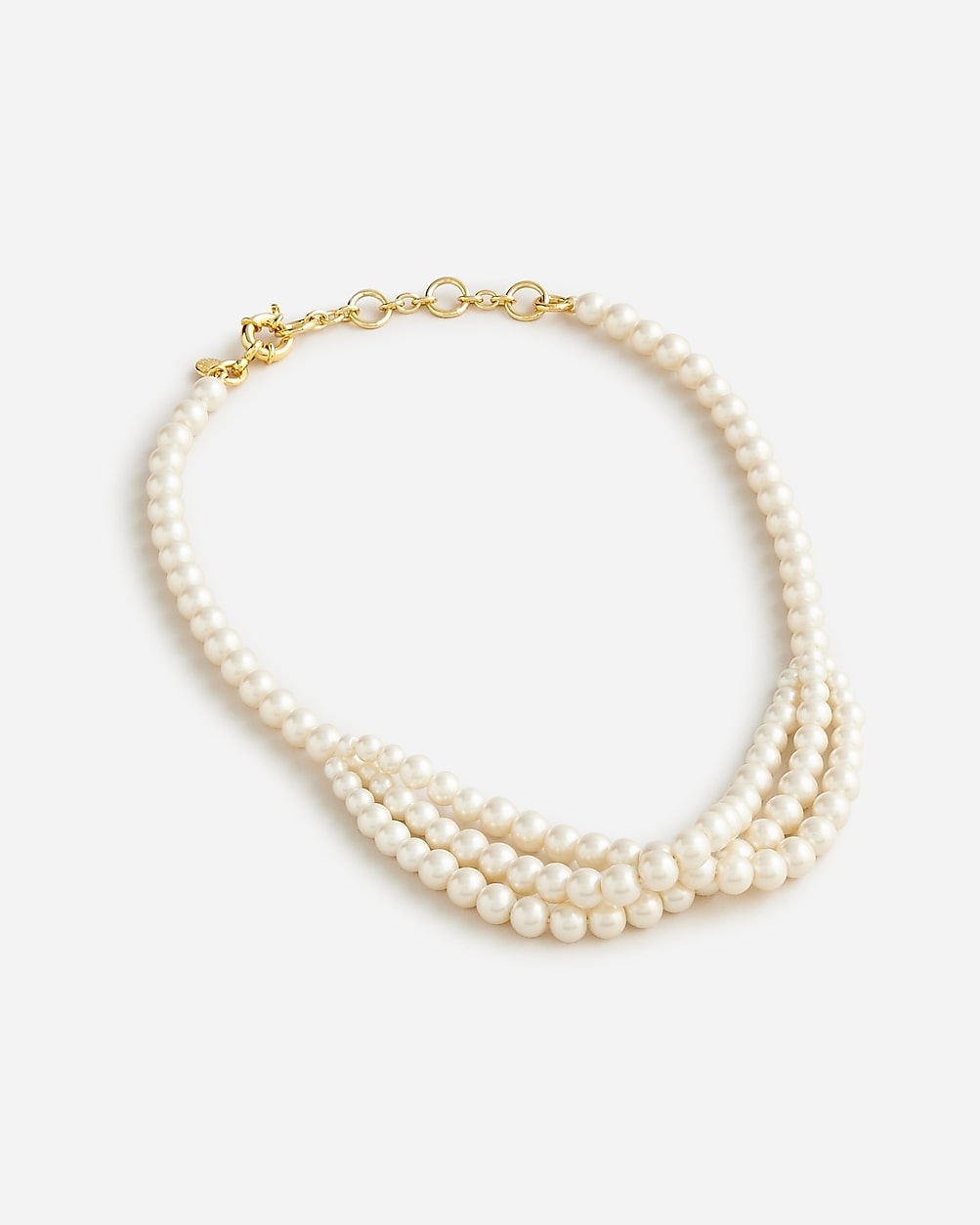 J.Crew: Tangled Pearl Necklace For Women
