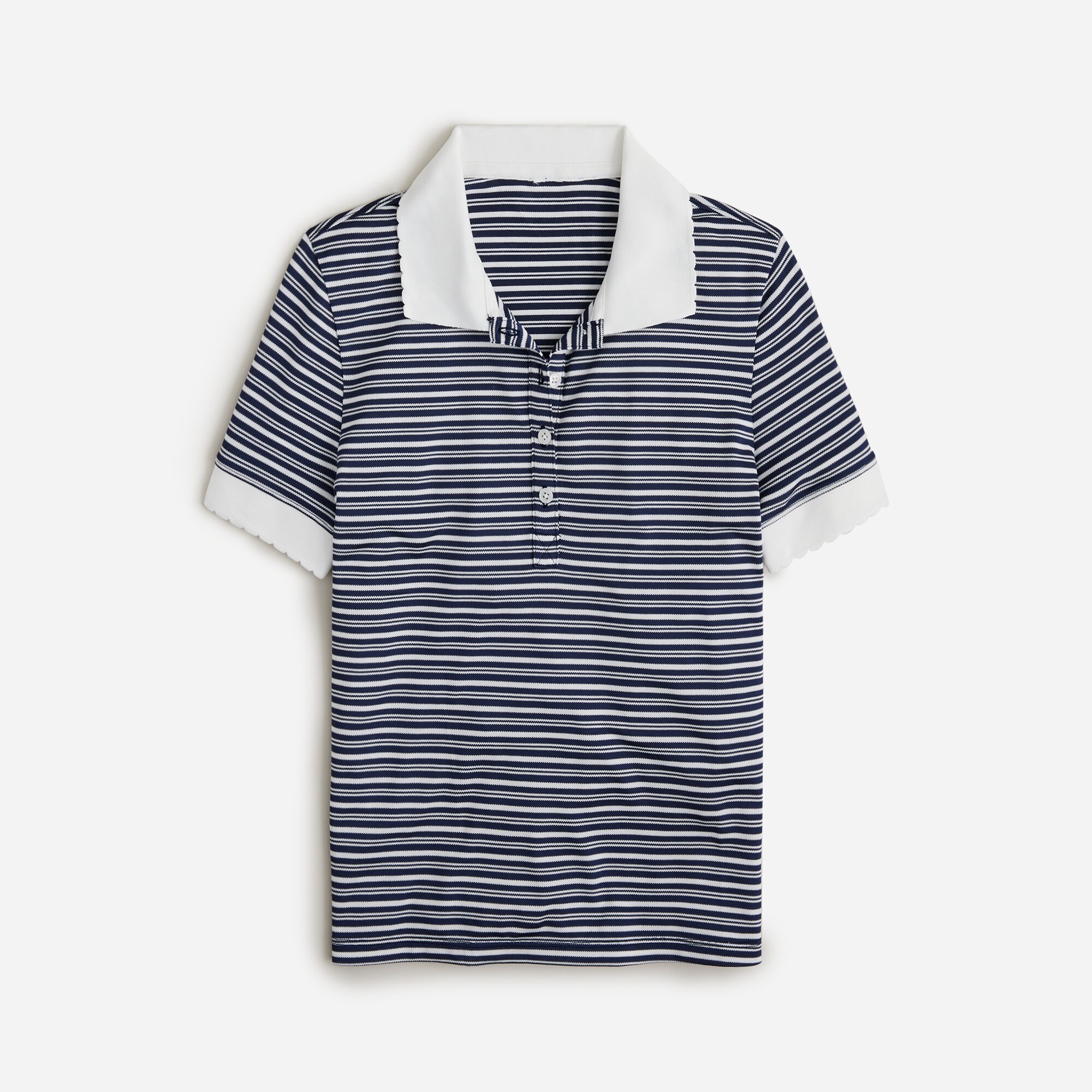 Active polo shirt in stripe