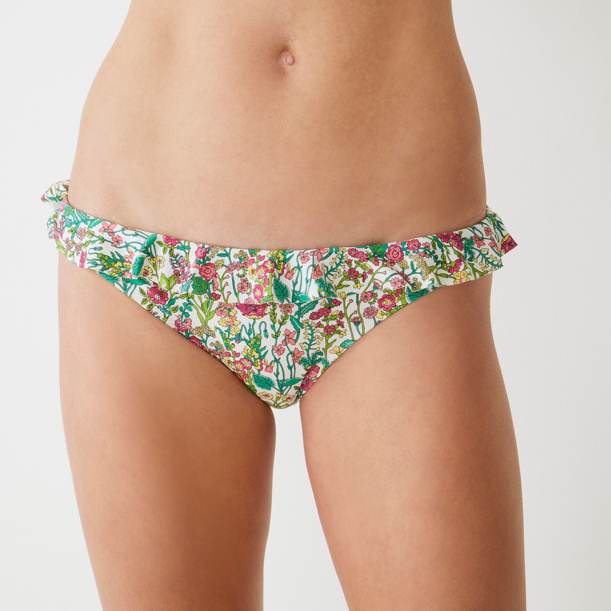 Ruffle bikini bottom in Liberty® fabric