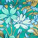 Ruched high-rise full-coverage bikini bottom in aqua blooms BRIGHT PATINA j.crew: ruched high-rise full-coverage bikini bottom in aqua blooms for women