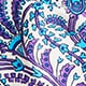 Ruched high-rise bikini bottom with adjustable side ties in purple paisley PURPLE YAM ruched high-rise bikini bottom with adjustable side ties in purple paisley for women