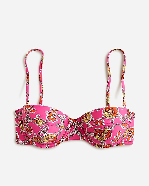  Underwire bikini top in Ratti&reg; pink blooms print