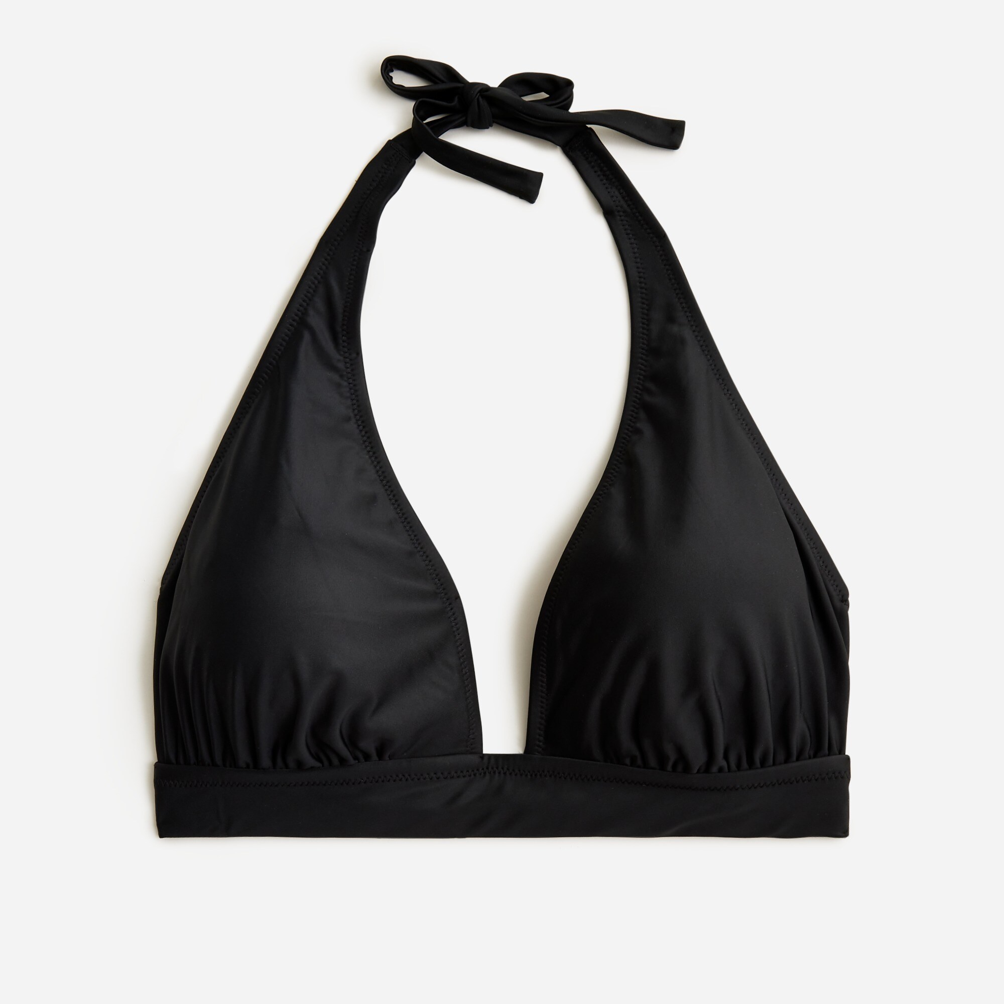 DD halter tie-back bikini top