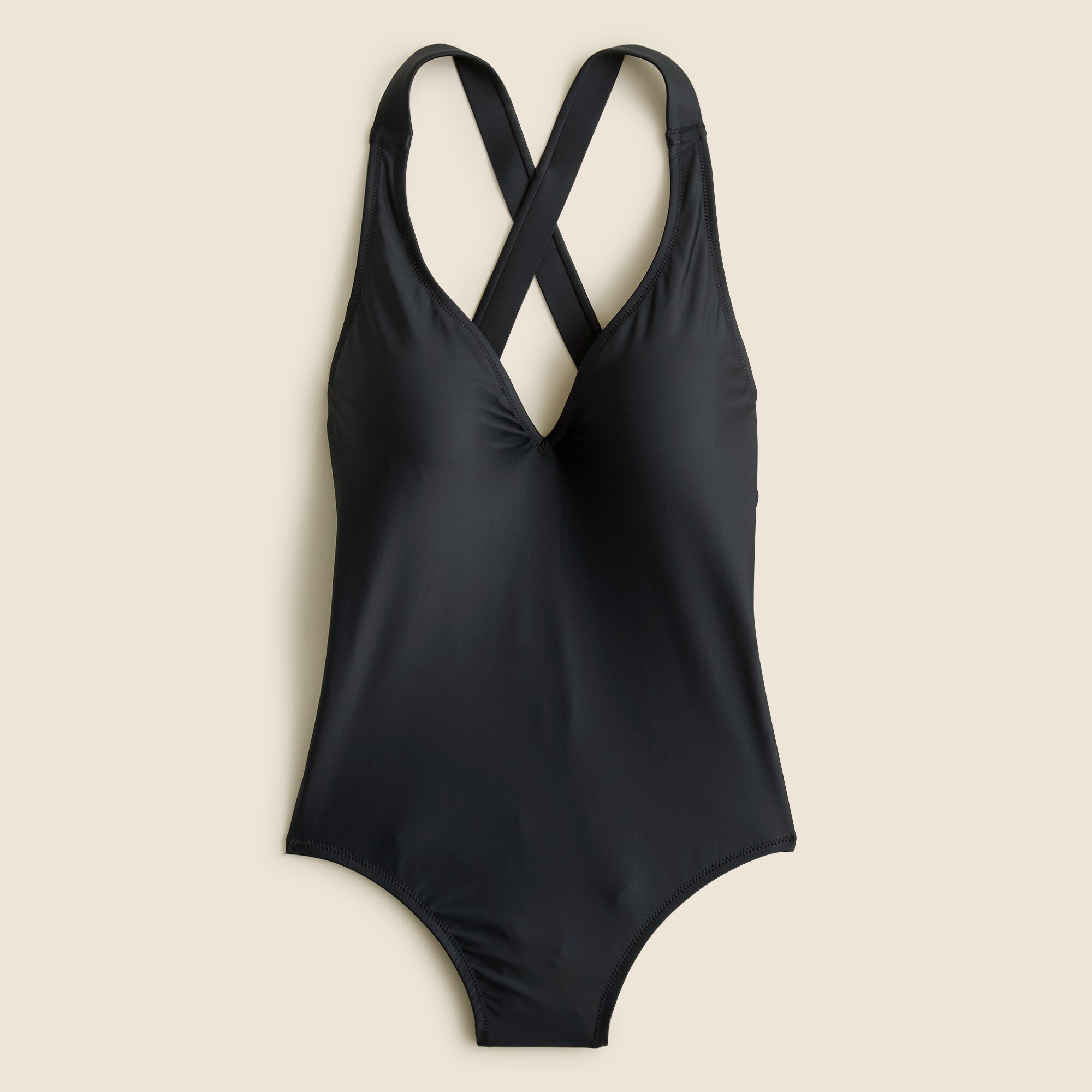 High-support cross-back one-piece