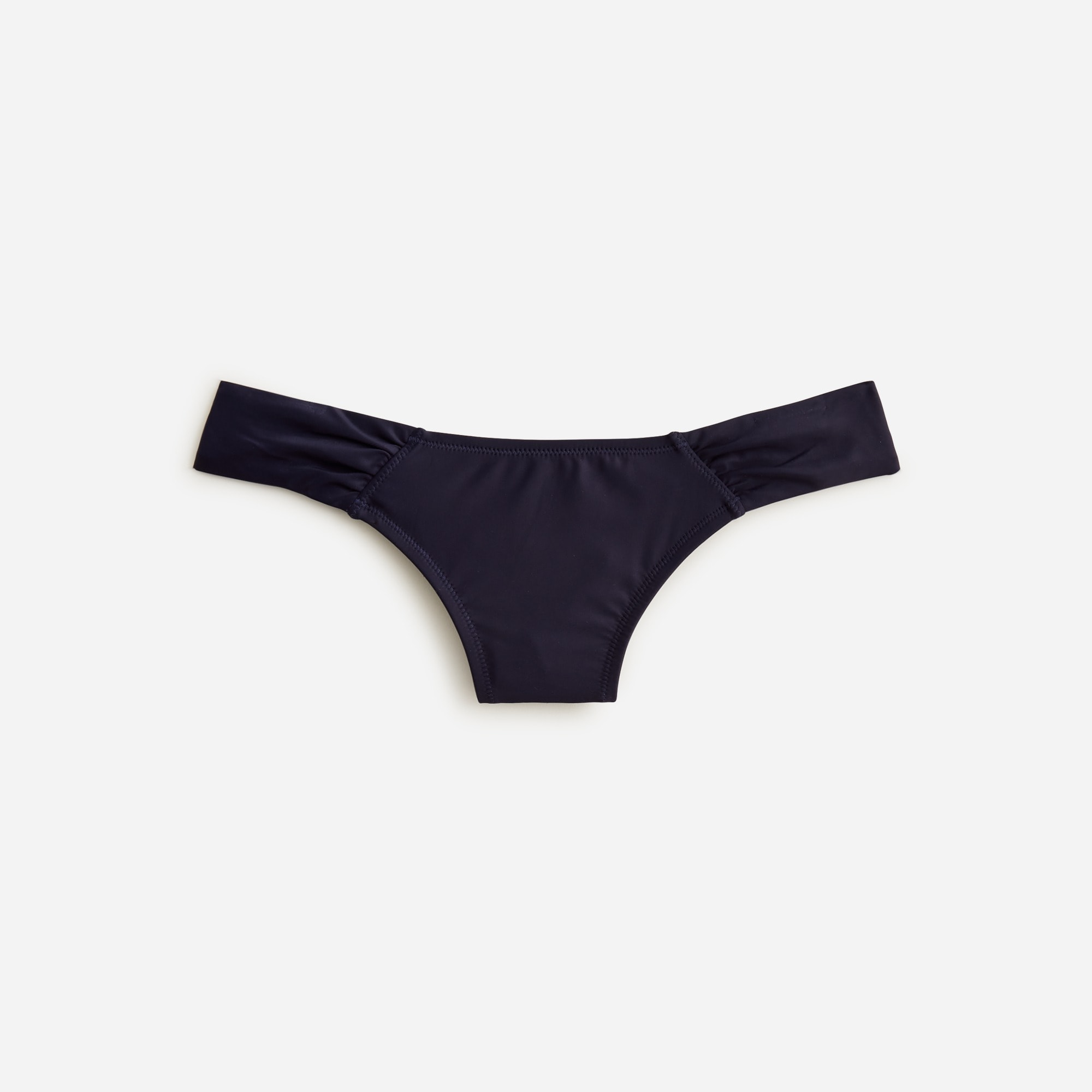  Ruched low-rise bikini bottom