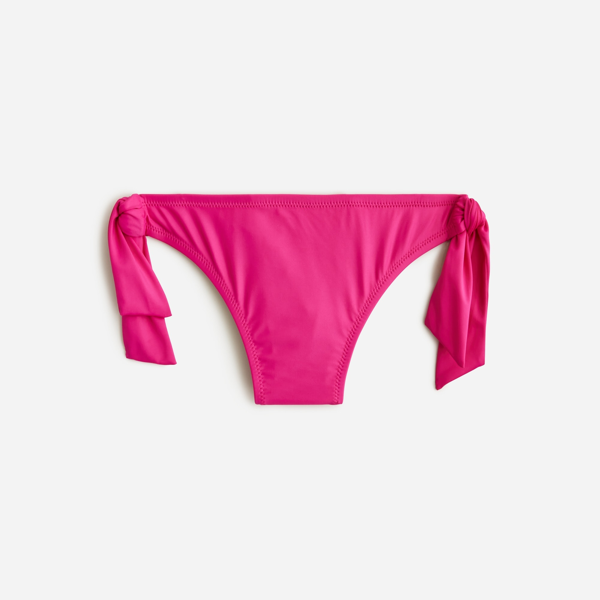 J.Crew: High-rise Full-coverage Bikini Bottom In Pink Limone Print For Women