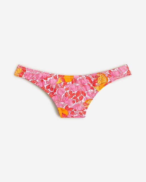  1989 high-leg bikini bottom in pink limone print