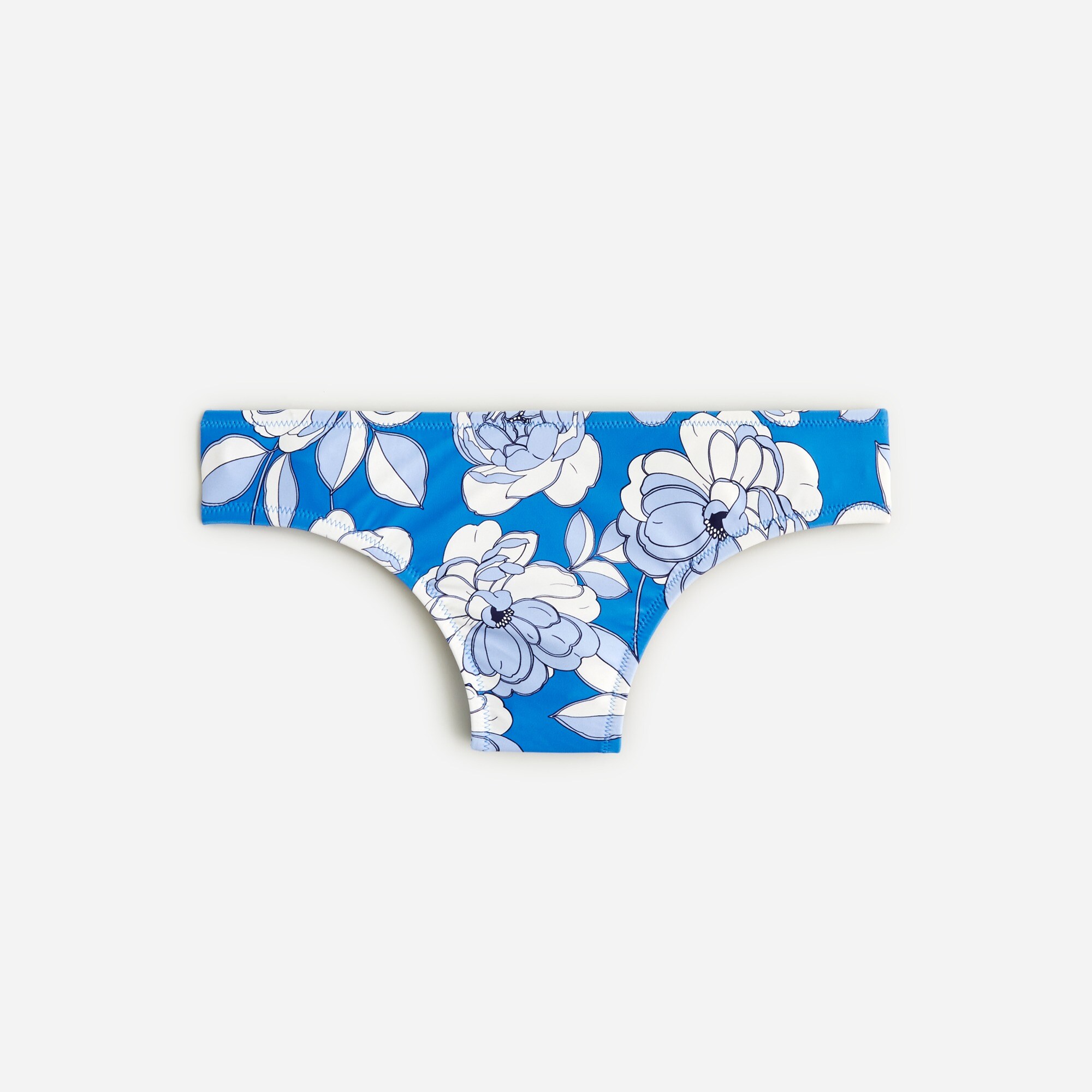  Hipster full-coverage bikini bottom in blue peony
