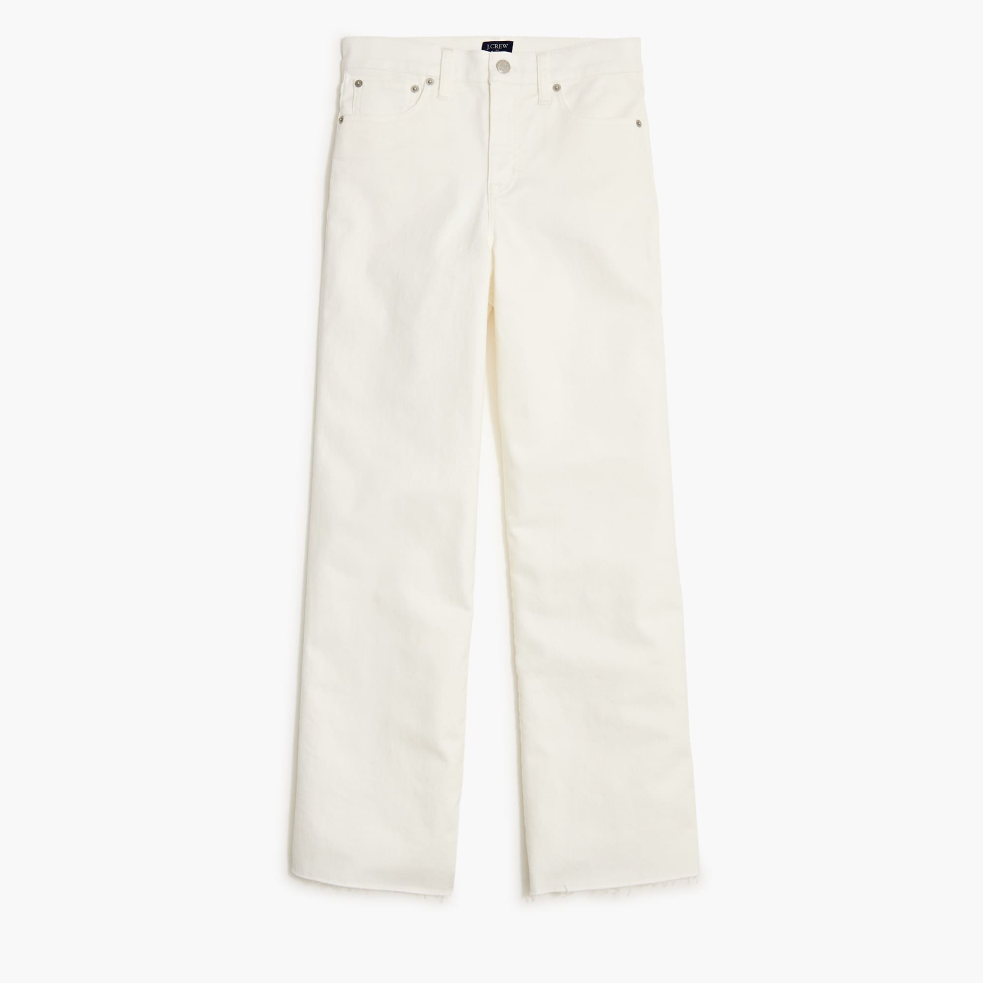 Wide-leg cropped jean in all-day stretch