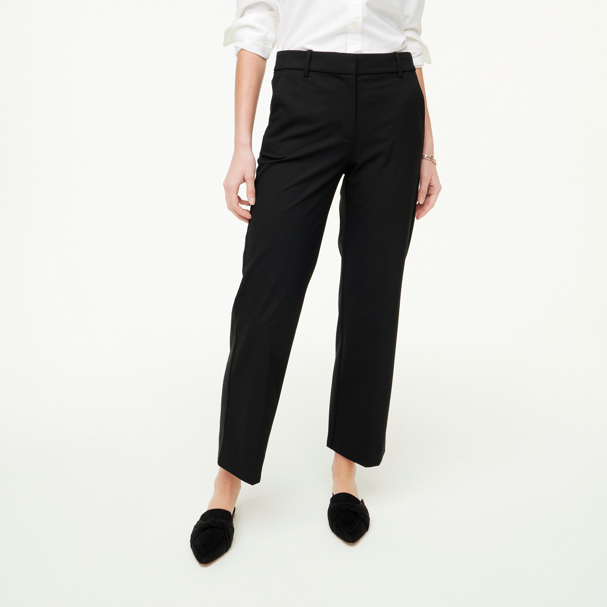 Wide-leg trouser pant