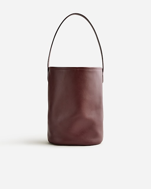 womens Berkeley bucket bag in leather