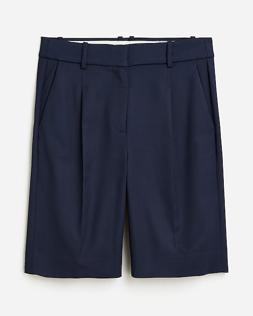  High-rise trouser short in city twill